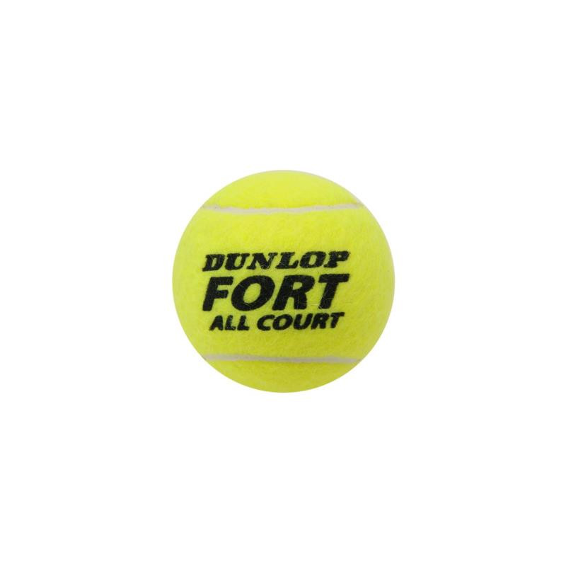 BALLES DE TENNIS DUNLOP FORT ALL COURT *4 JAUNE BIPACK CONTROL DUNLOP